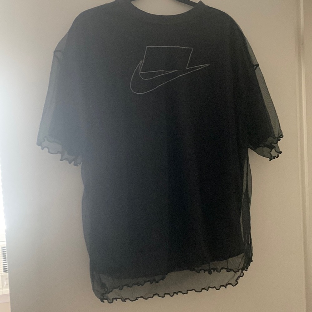 SOLD - Nike | chiffon layered t-shirt